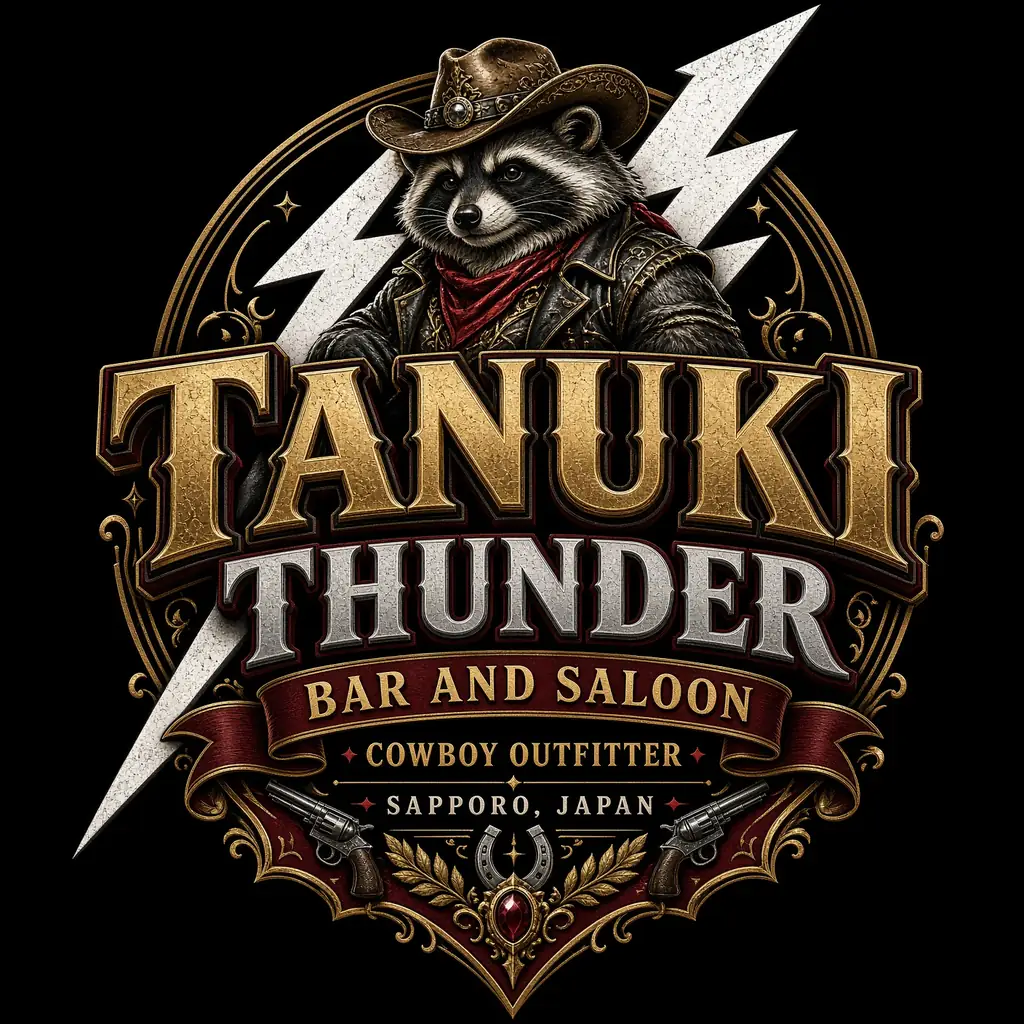 Tanuki Thunder Bar and Saloon logo