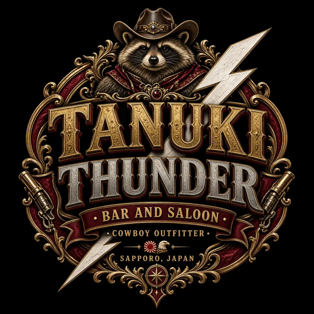 Tanuki Thunder Bar and Saloon logo